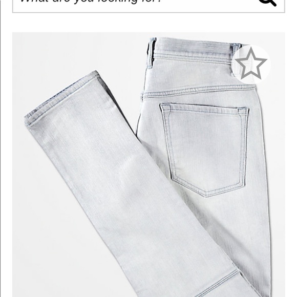 NINTH HALL Decoy Moto Light Aged Destructed JeansN - Picture 4 of 16